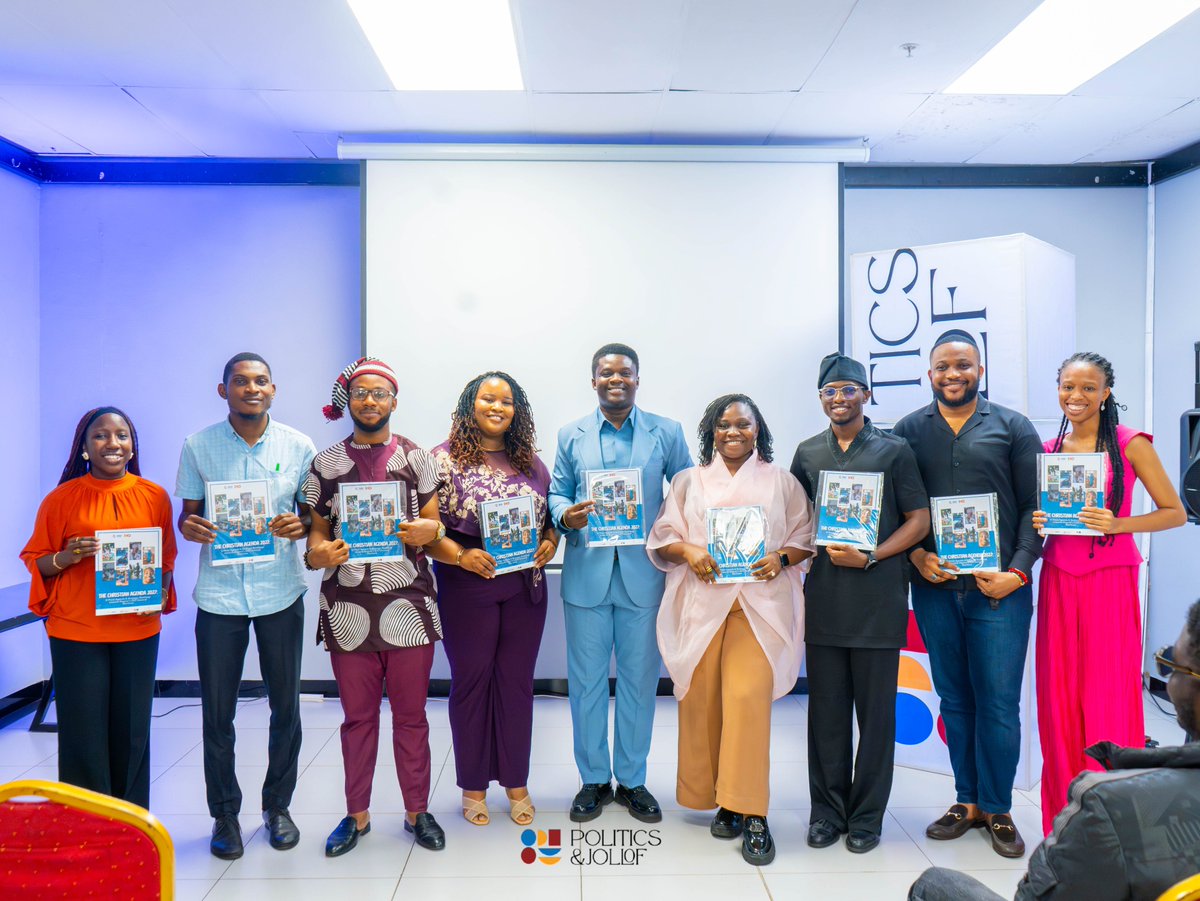 RID_nigeria's tweet photo. We unveiled the Christian Agenda for 2027 at the last edition of Politics and Jollof. This strategic plan is a 12-point agenda and roadmap designed to guide Christian youth participation and influence in Nigeria’s 2027 General Elections.
Download for free: https://t.co/LGOf7lf7Cv https://t.co/7YOI8TFCam