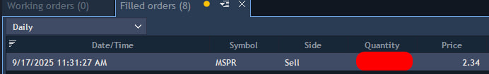 buytillbye's tweet photo. $MSPR 🔥 wish I had more size on it — shame markets aren’t that predictable. https://t.co/mRb3MOsX3H
