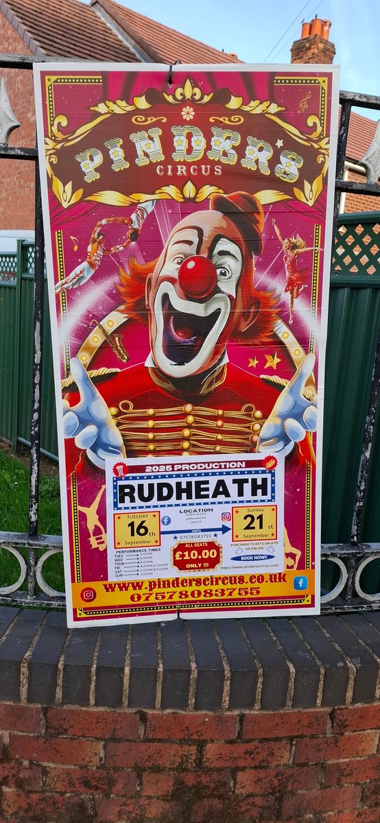 Amazing time Pinder's Circus last night
#Northwich
#Circus