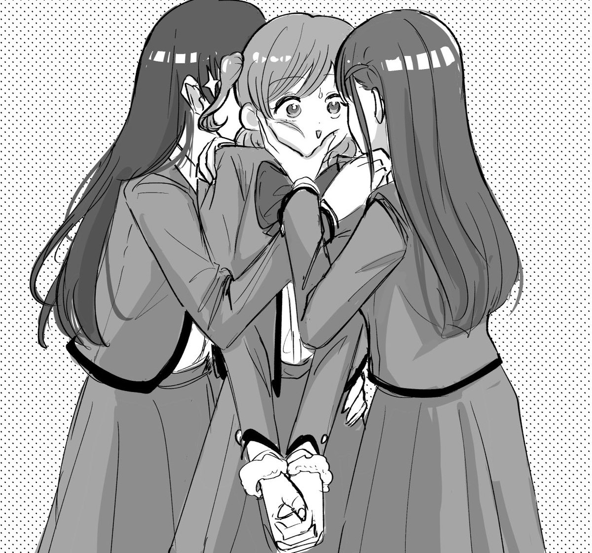 華恋ちゃんを囲んで撫でたりする会のハッピーセット‼️ 