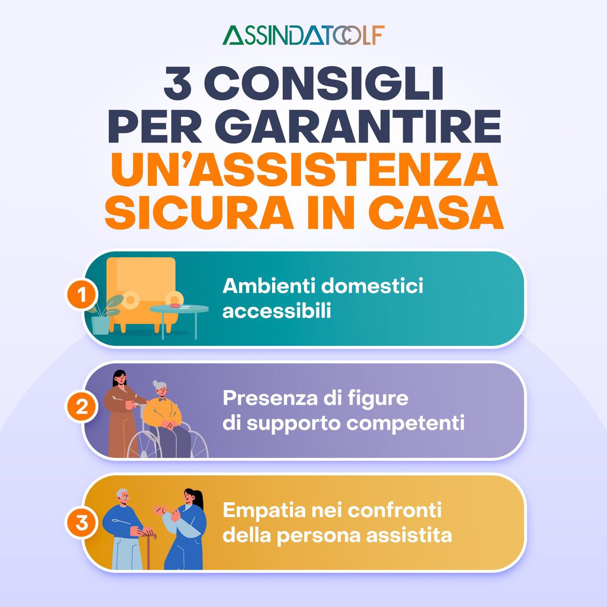 La sicurezza nelle cure inizia anche tra le mura di casa.

Prendersi cura di una persona fragile o disabile significa garantire attenzione, protezione e dignità ogni giorno.

#WorldPatientSafetyDay