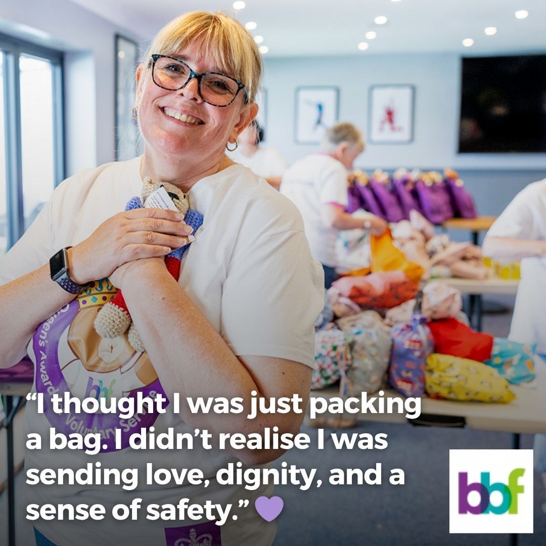💬 Volunteer Voices
“I thought I was just packing a bag. I didn’t realise I was sending love, dignity, and a sense of safety.” – BBF Volunteer 💜

🧸 Ready to make a difference?

Get started here: buddybagfoundation.co.uk/volunteer/
#BBFAngels #MakeADifference #BuddyBagFoundation 💜🧸