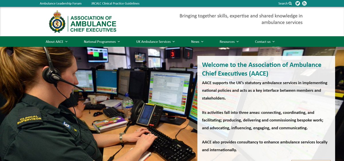 The Association of Ambulance Chief Executives tweet media
