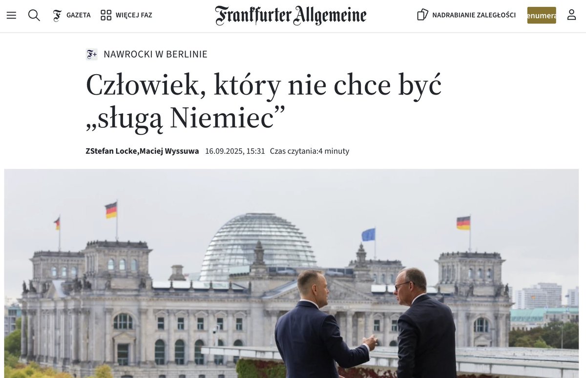 Jak widać, Prezydent <a href="/NawrockiKn/">Karol Nawrocki</a> został w Niemczech zrozumiany