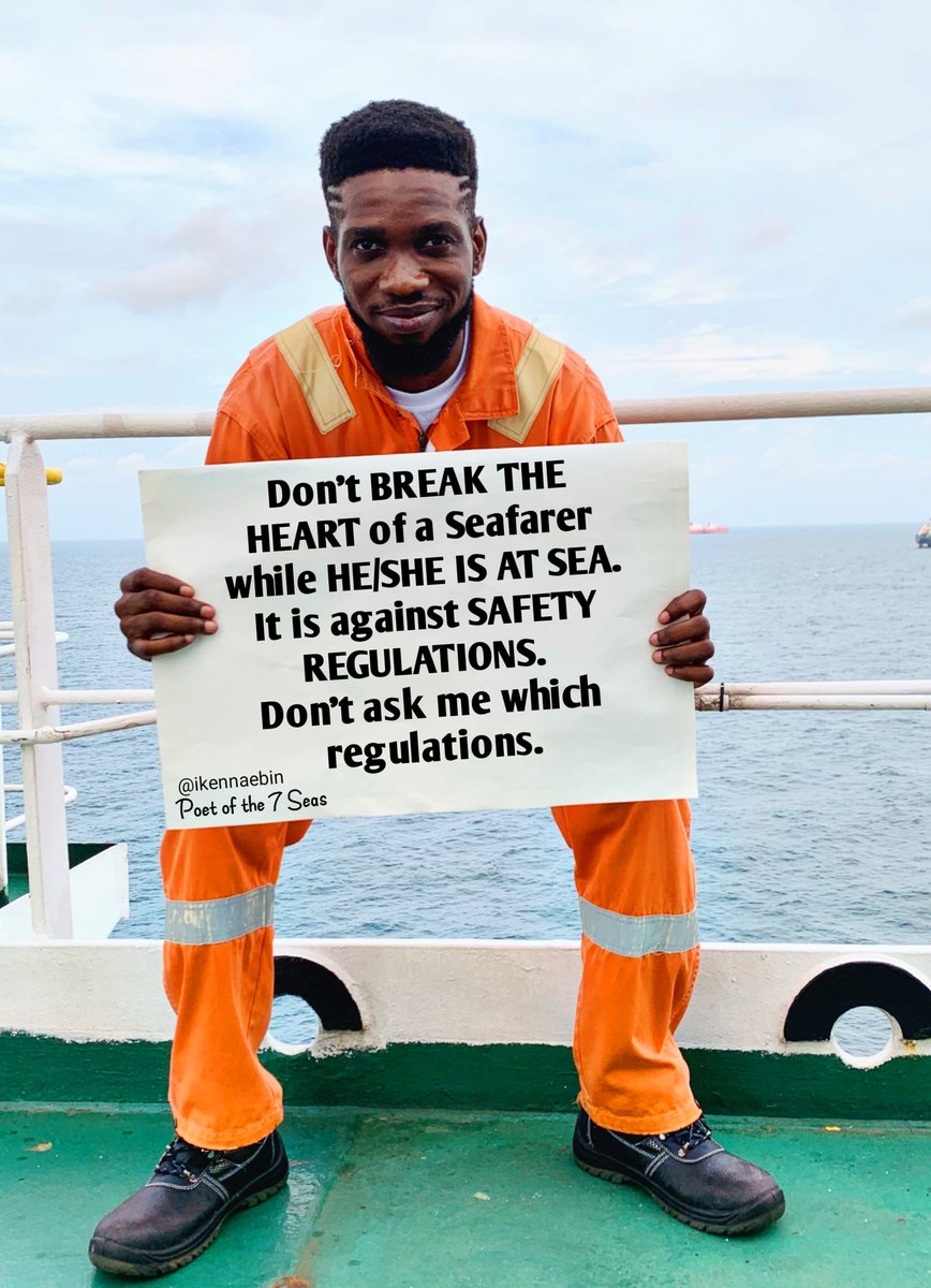 It is against SAFETY REGULATIONS
Don't ask me which...
Read full story 👉🏾facebook.com/share/p/1EQzqi…

#seafarer #mariner #lifeatsea #maritime
<a href="/Lifeatsea_/">Lifeatsea</a> <a href="/9ja_Sailors/">9JA SAILORS ⚓</a> <a href="/IMOHQ/">International Maritime Organization</a> <a href="/nimasaofficial/">NIGERIAN MARITIME ADMNISTRATION & SAFETY AGENCY</a>