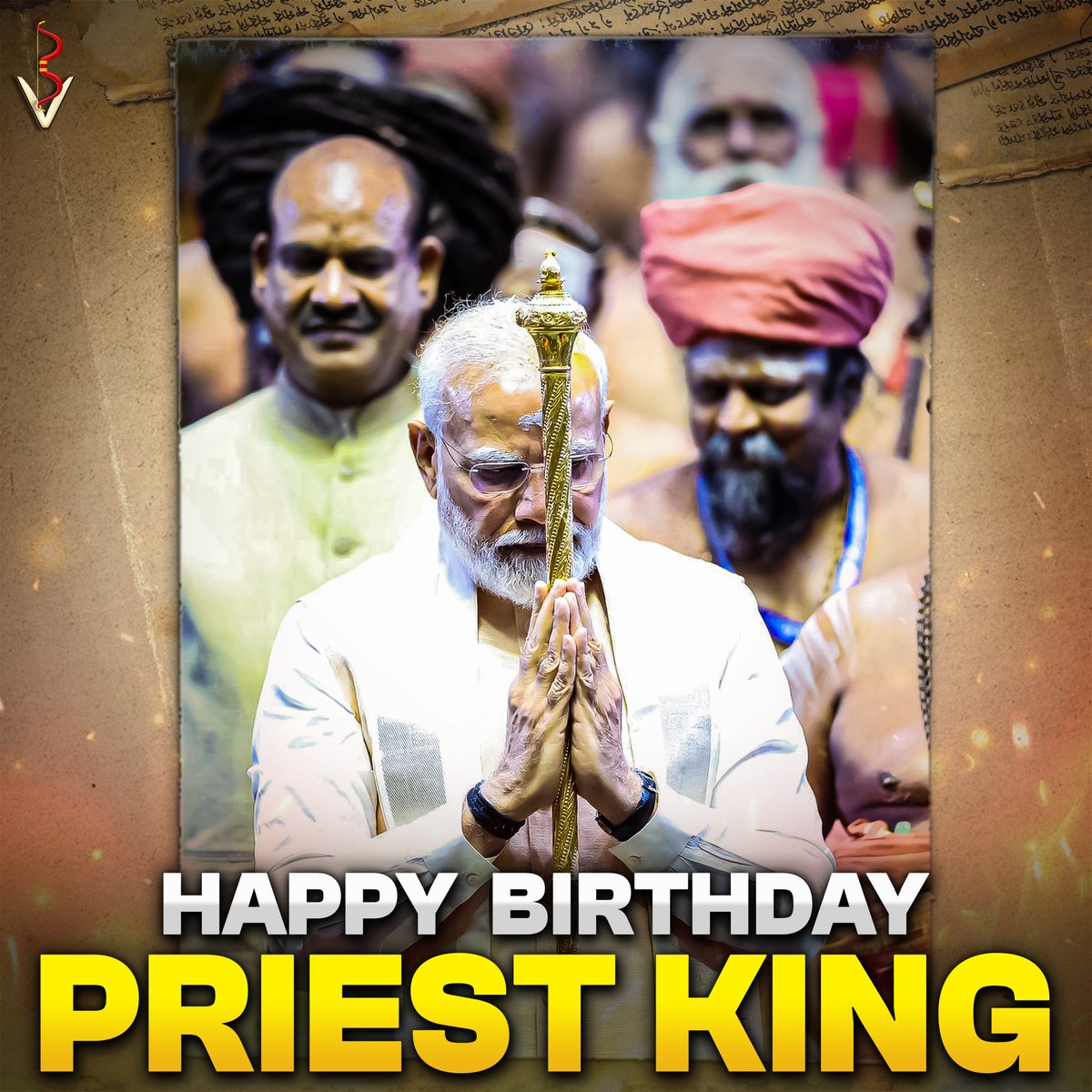 Happy Birthday Priest King !!! #HappyBdayModiji #narendramodi #BharatVerse
