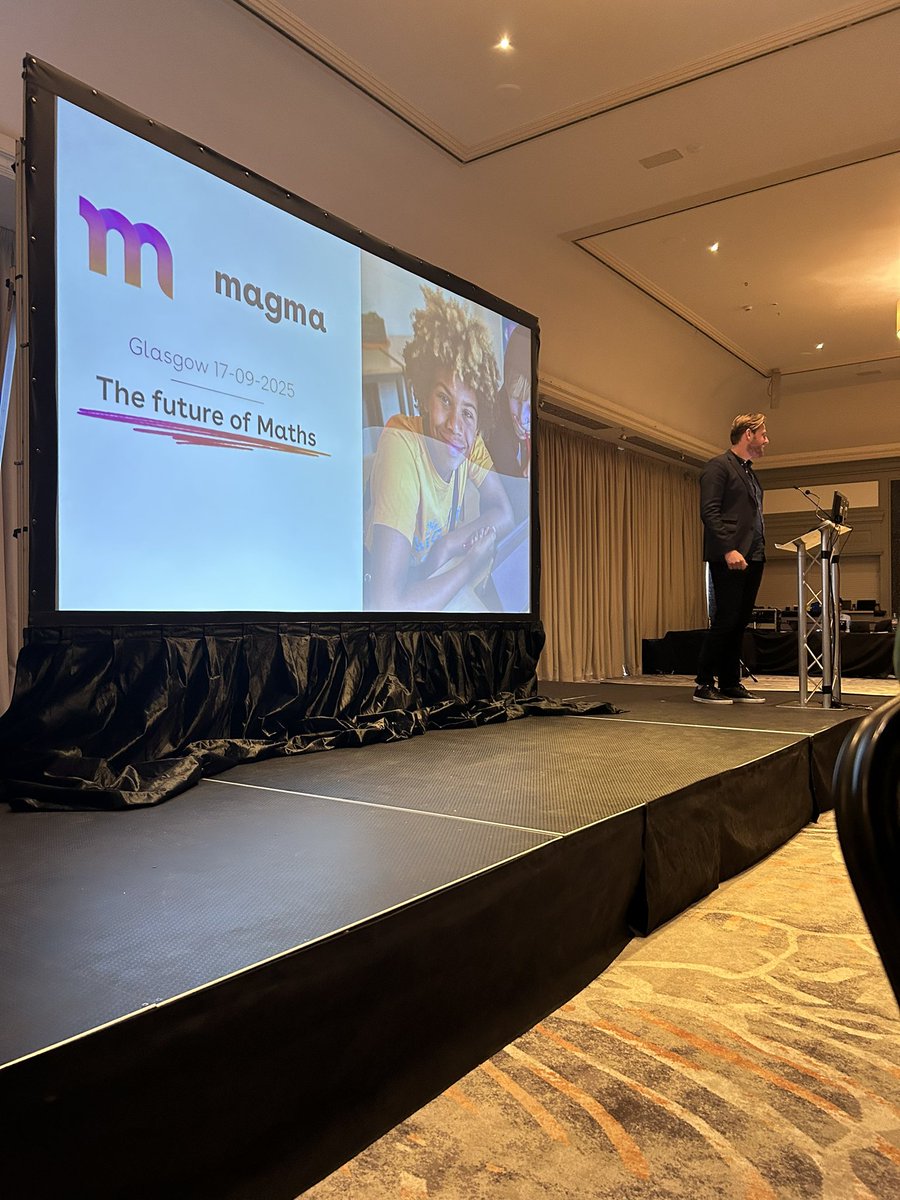 Jane_Arthur_'s tweet image. Great to hear from Daniel @MagmaMaths at our #connectedlearning conference in Glasgow about the use of digital and particularly AI to support the #learning &amp;amp; #teaching of #mathematics 🧮 leading to  #raisingattainment 📈 @Doug_GCC @GlasgowRTC @EdISGlasgow