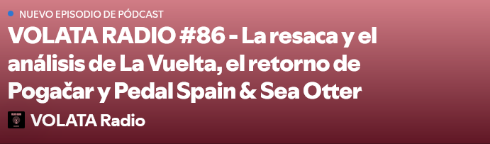 #LaVuelta25 "Volata Radio #86: la resaca y el análisis de La Vuelta". open.spotify.com/episode/6Rzi8X…, vía  <a href="/ccvolata/">VOLATA</a> #podcast #ciclismo #cycling #cyclisme