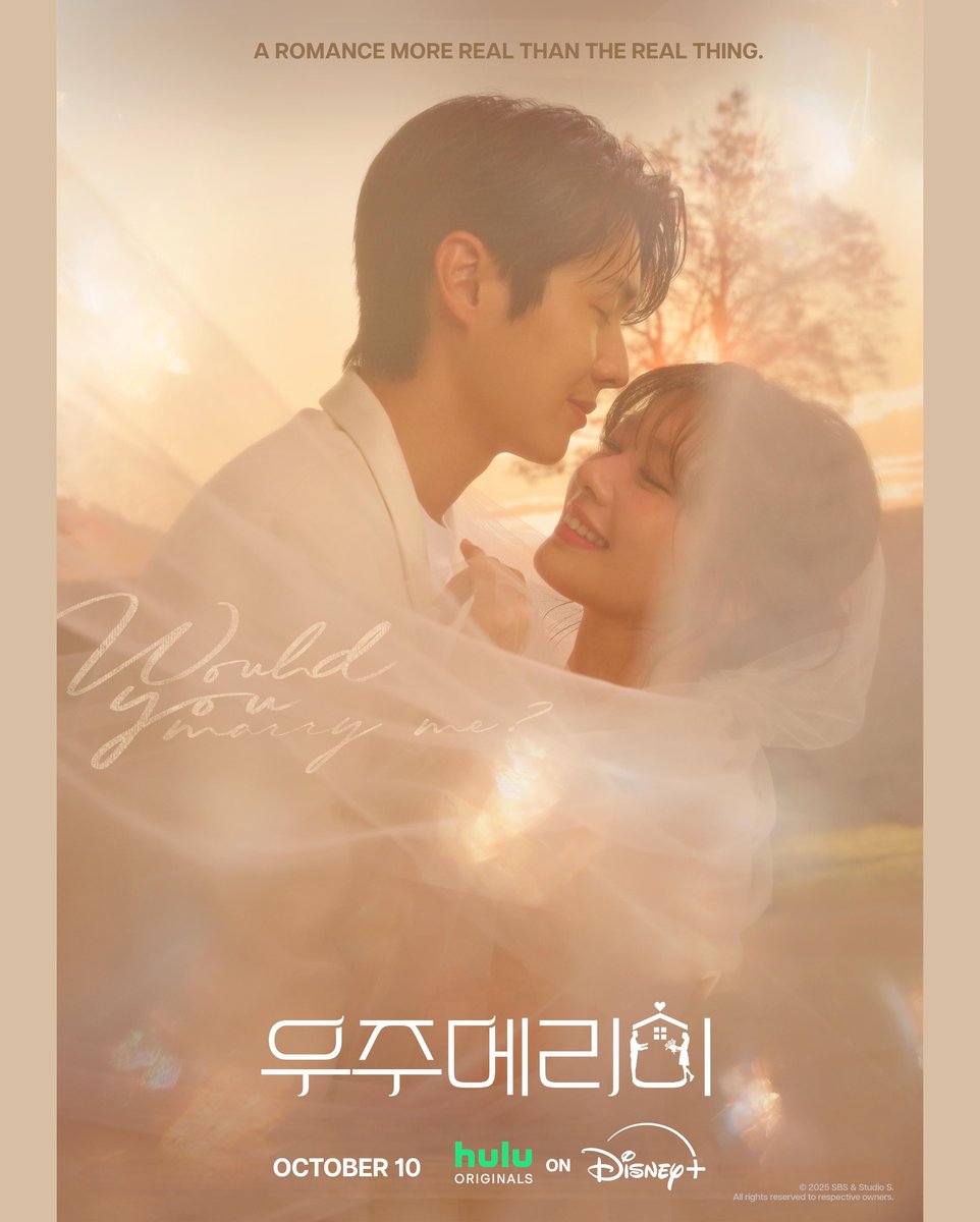 Continuing for more fake romance until the end?

Hulu Original series <Would You Marry Me?> premieres October 10 on Hulu on #DisneyPlus SEA

#Star #Hulu
#Kdrama #WouldYouMarryMe #SBS #SBSDrama
#JungSoMin #ChoiWooShik