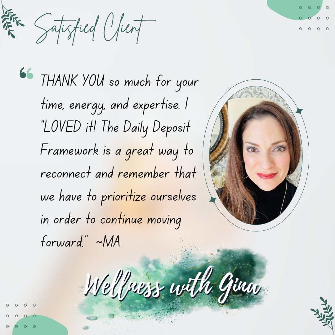 The Daily Deposit Framework has changed the lives of working women.

Learn it, make it work for you, and stay out of the stress zone.

A Woman's Guide to Intentional Living!  You've got this--and I've got you!

Link in the bio!