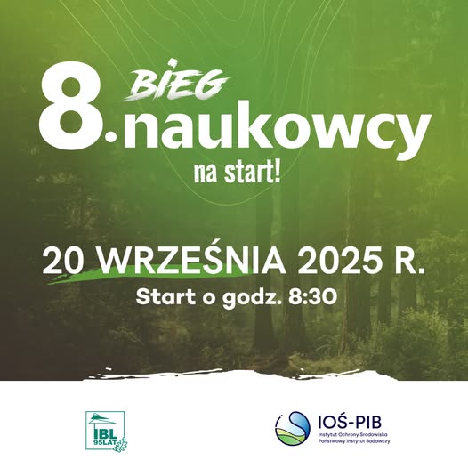 20 września 2025 r. w Sękocinie Starym odbędzie się 8. Bieg „Naukowcy na start", organizowanym przez <a href="/IB_LES/">IBL</a> i Instytut Ochrony Środowiska – PIB.
W Biegu wystartuje rekordowa liczba biegaczy i chodziarzy nordic walking - aż 220!
fb.me/e/3JdP05SDu
naukowcynastart.ios.edu.pl