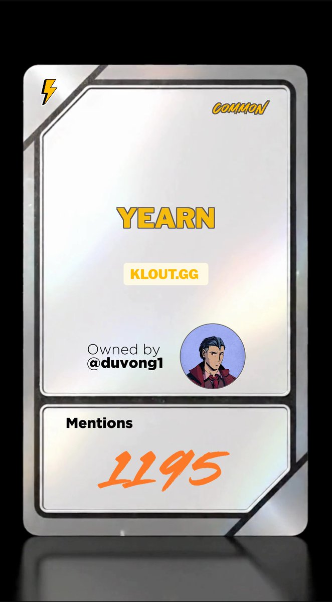 I got #Yearn in the <a href="/kloutgg/">KLOUT</a> presale  

Use invite code (duvong1) to see what you get!