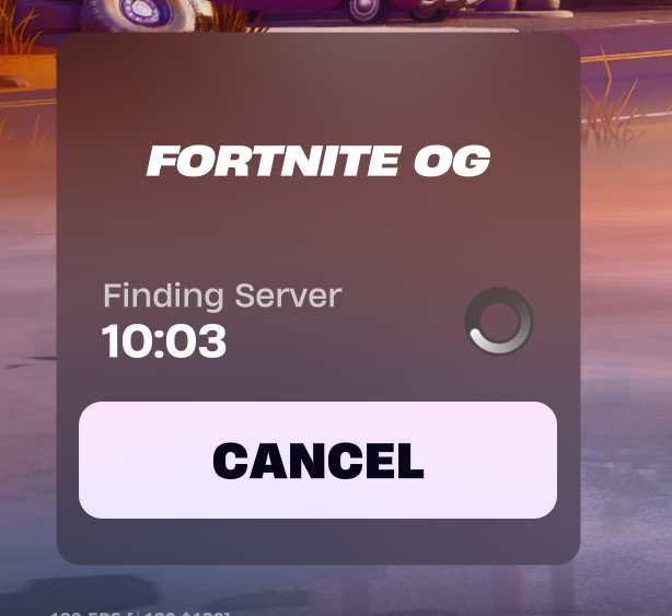 i guess i can't even play OG anymore, that's cool