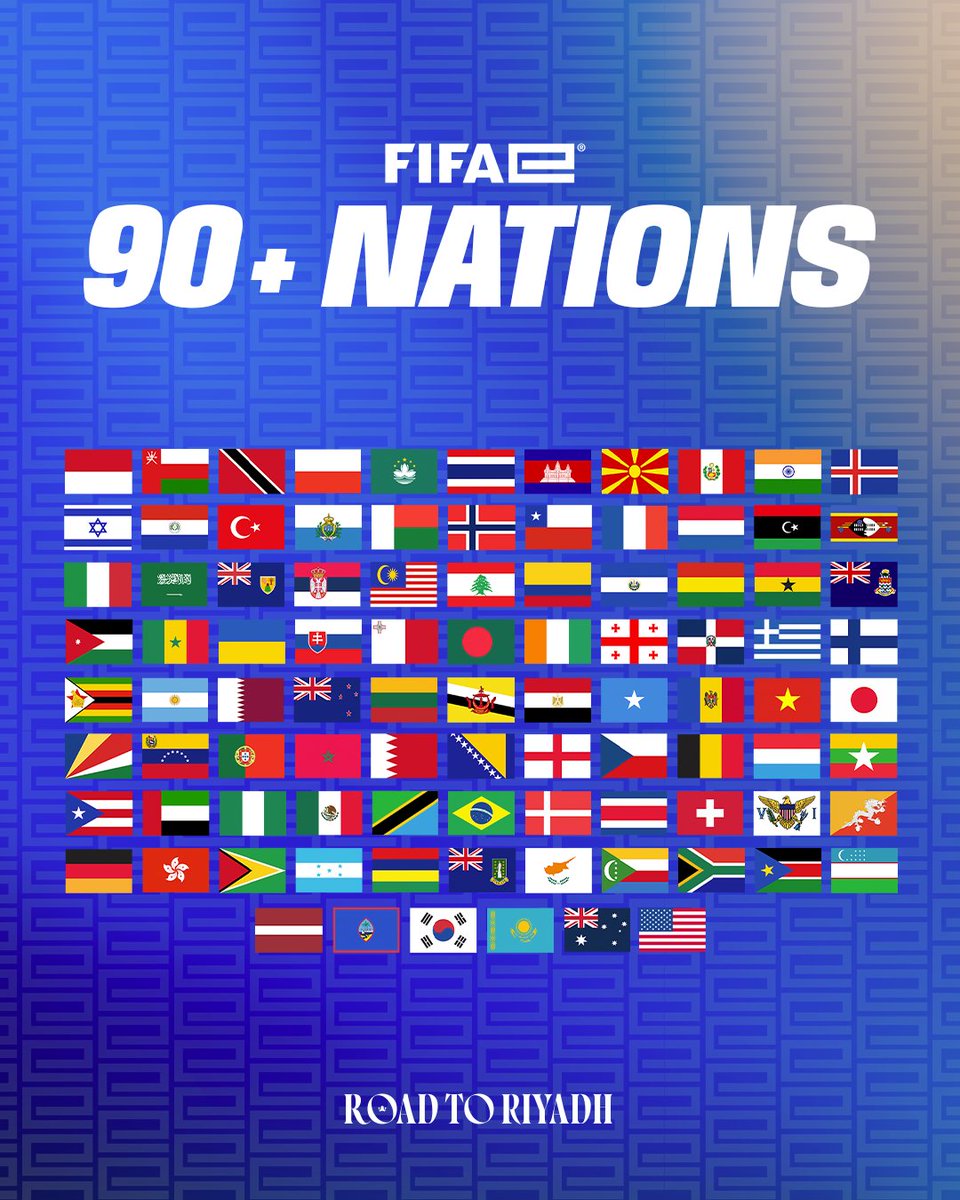 The Regional Qualifiers are here!⏳👀

Starting today, 90+ nations from all over the world will compete in online regional qualifiers for a spot in the FIFAe Finals in Riyadh ⚡️

Here’s the full schedule for Regional Qualifiers;

eFootball Console: Wednesday, 17 September 🎮