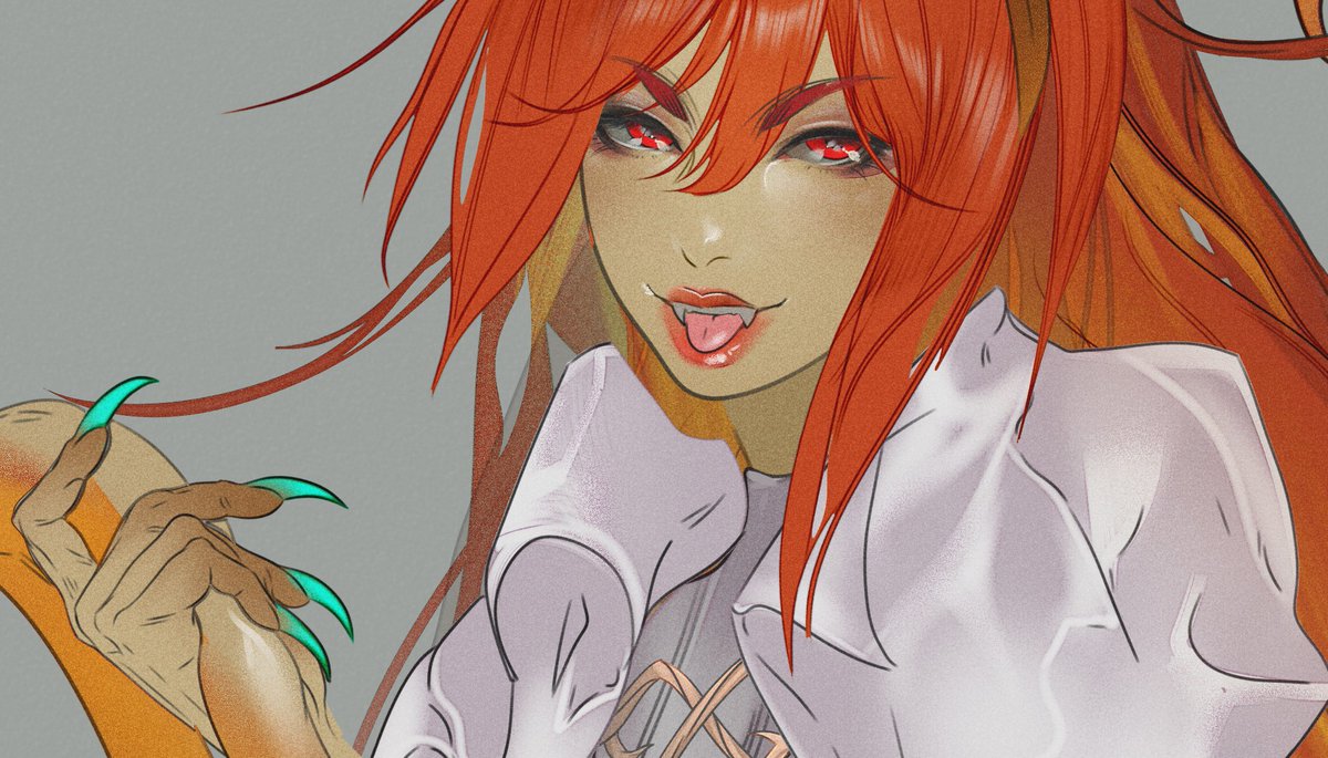 nomaismar's tweet photo. WIP TIME! Murder mango succubus?!
Rysky's description: 3) Lovebird Succubus, i recently discovered Lovebirds, and I find them absolutely adorable, they’re also apparently satan incarnate. So a sexy/violent demon lady?
#ConceptArt #FantasyArt https://t.co/NQ7W4qpgue