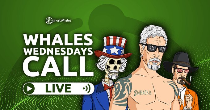 Whales Wednesdays is LIVE 🔴

GHOST Community members can have actual input over the future direction of the GHOST Project. Available ONLY to GHOST Whales 👻🐳

Become GHOST Whale 👇
🔗 https://ghostchain.io/whales-apply