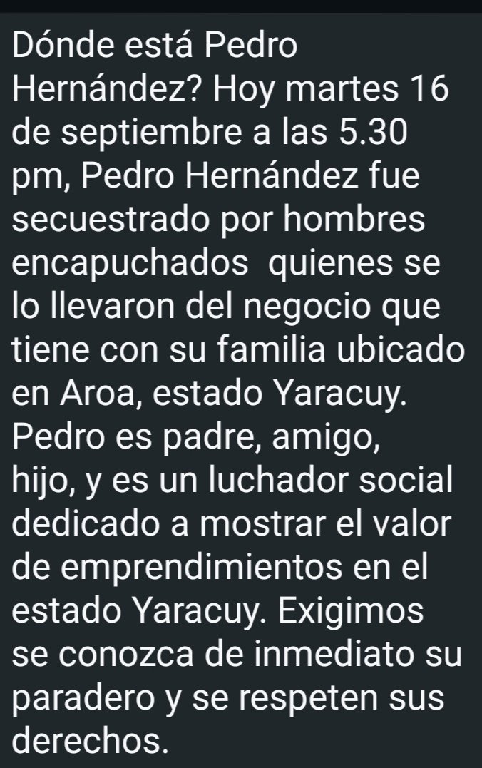 Red de Derechos Humanos del Estado Lara tweet media