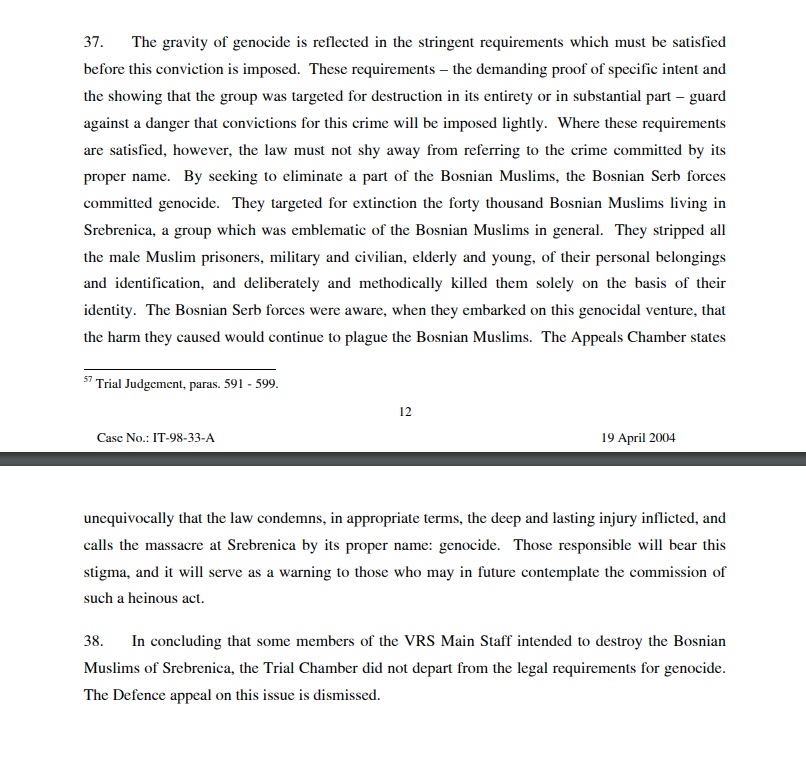Pueden repetirlo mil veces pero NO es genocidio. Sin duda hay crímenes de guerra, una situación humanitaria desesperada y un nivel de destrucción inaceptable pero NO es genocidio. Se trata de una Mentira Delirante usada como elemento de control grupal: adhesión o señalamiento.