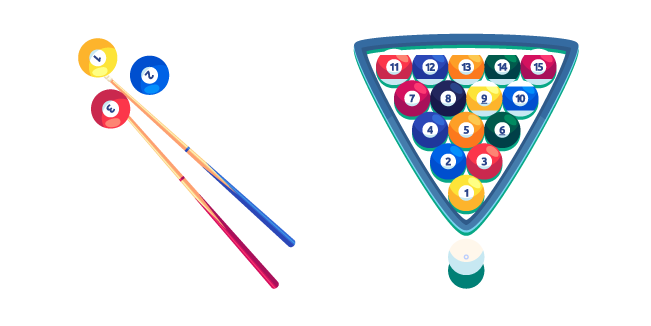 CustomCursor's tweet image. 8-ball is a classic type of pool, often played on a billiard table with pockets, cue sticks, and balls. All this stuff turns into the #8BallPool #CueSticks and #BilliardBalls custom cursor, capturing the spirit of this calm and elegant game. #CustomCursor
custom-cursor.com/collection/spo…