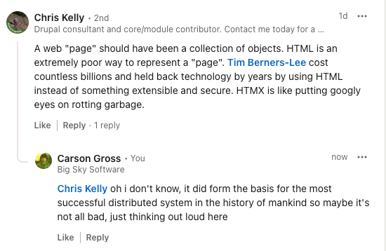 htmx.org / CEO of FlatUI Delenda Est (same thing) tweet media