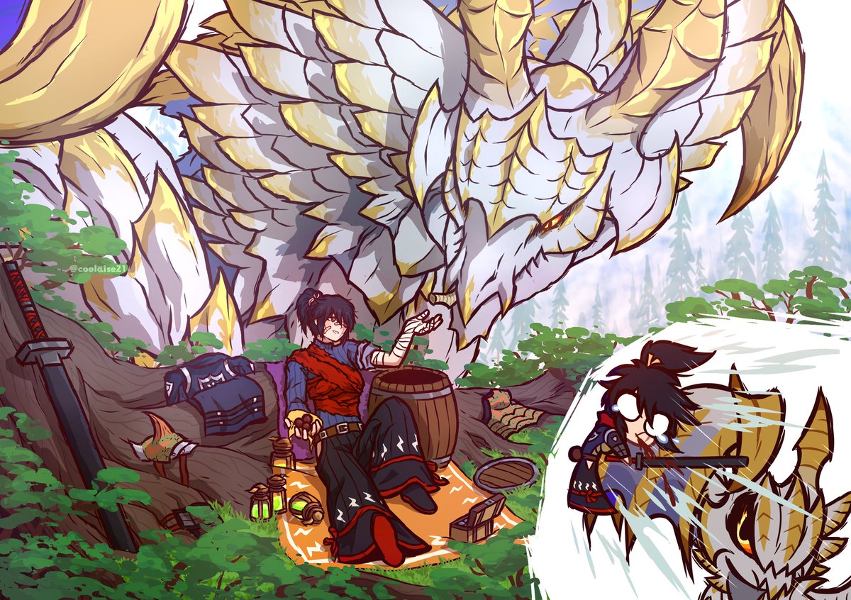 In my MH canon, Okami has never beaten Primordial Malzeno. Even as a training partner.
#MonsterHunter #MHRise #Sunbreak #モンハン