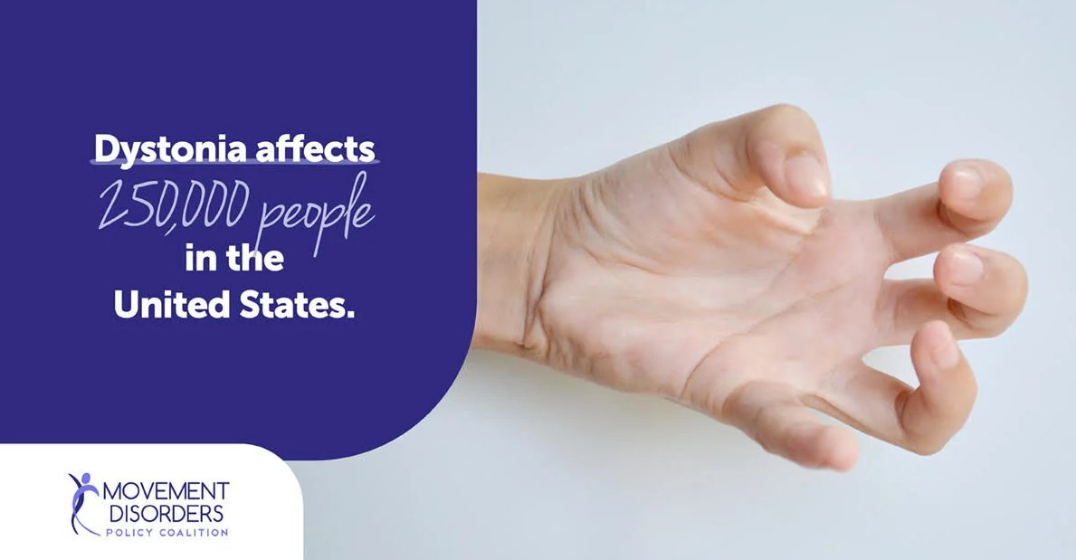 September is #DystoniaAwarenessMonth, a time dedicated to increasing understanding of #dystonia, a movement disorder affecting over 250,000 Americans.

Learn more ▶️ bit.ly/4emd7WI