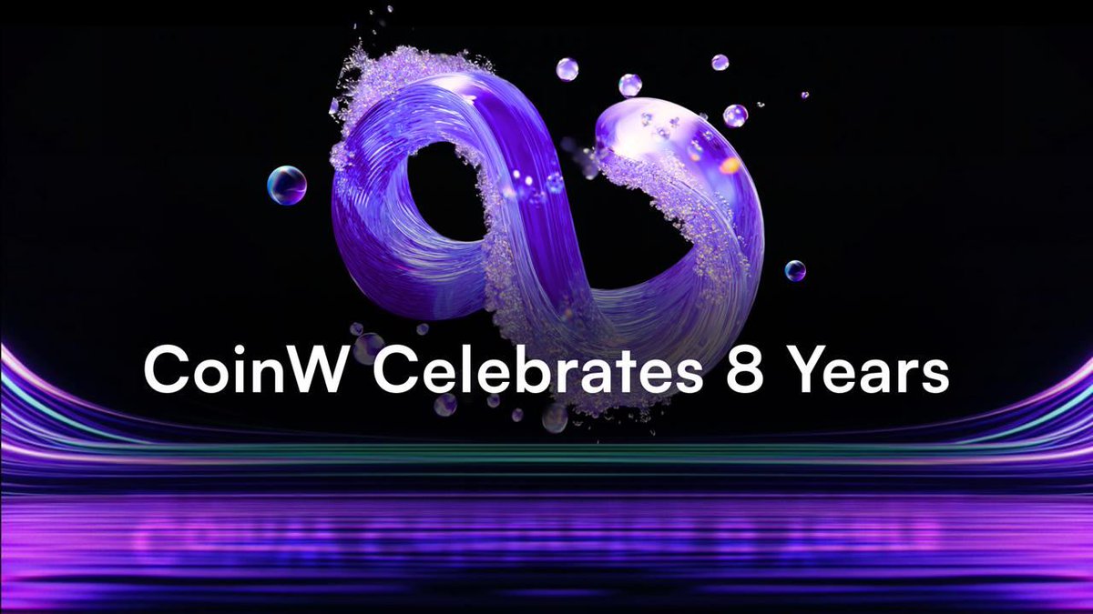 8 years. 15M users. $50B+ daily volume.
This is just our launchpad.

<a href="/CoinWOfficial/">CoinW</a> moves with vision, protects with purpose, and innovates without limits.

The mission is clear and secure, limitless future for all its users.

Let’s build it together. 
#CoinW8Years