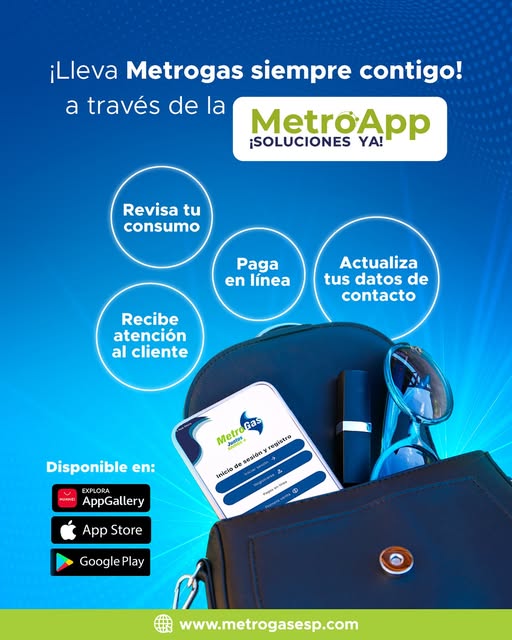 MetrogasCol's tweet photo. ¡Metrogas ahora te acompaña en cualquier lugar! 🤩👇🏻

✅ Revisa tu consumo
✅ Actualiza tus datos de contacto
✅ Paga en línea
✅ Recibe atención al cliente

📥 Descárgala ya y lleva el control de todo lo que necesitas como usuario de Metrogas 👌🏻 https://t.co/EpypQgqHpg