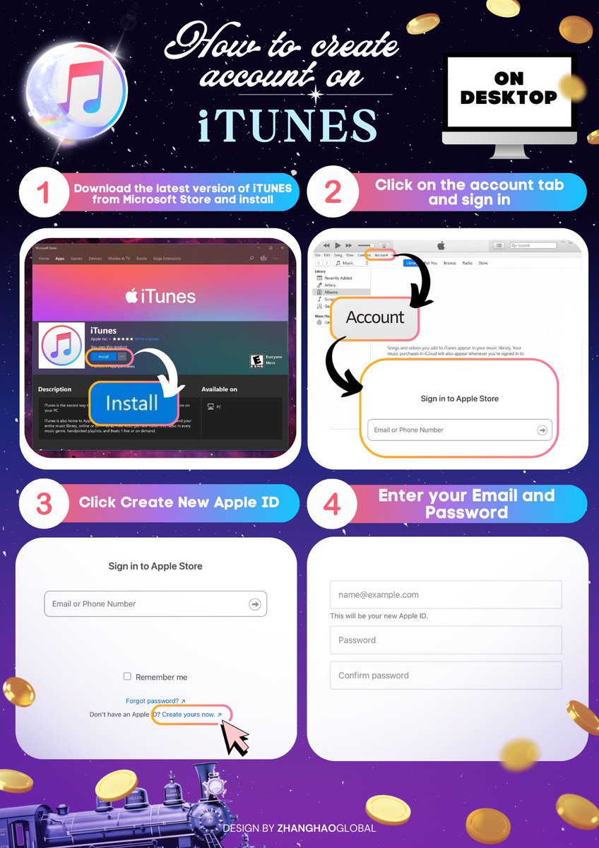 ZHANGHAOGLOBAL's tweet image. 🎧 HAO(2)ST STREAMING GUIDES 🎧
   
&amp;lt;To the Moon OST&amp;gt; iTunes guides
1️⃣ Purchasing 
2️⃣ Download 

▶️ iTunes: Windows Laptop &amp;amp; Mac or iOS🖥️

#ZHANGHAO #장하오 #章昊 #ジャンハオ