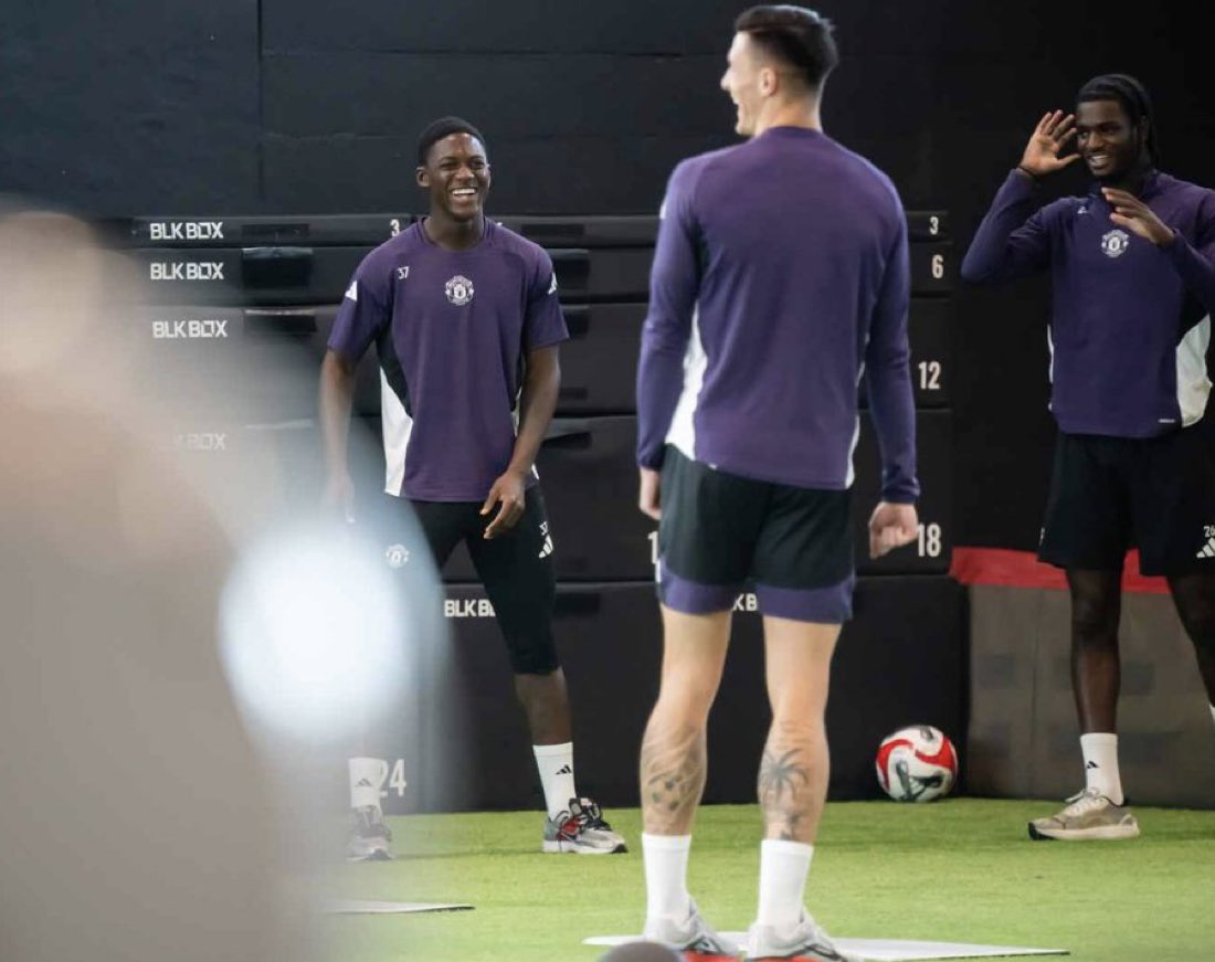 Kobbie in training today! 😍

#MUFC