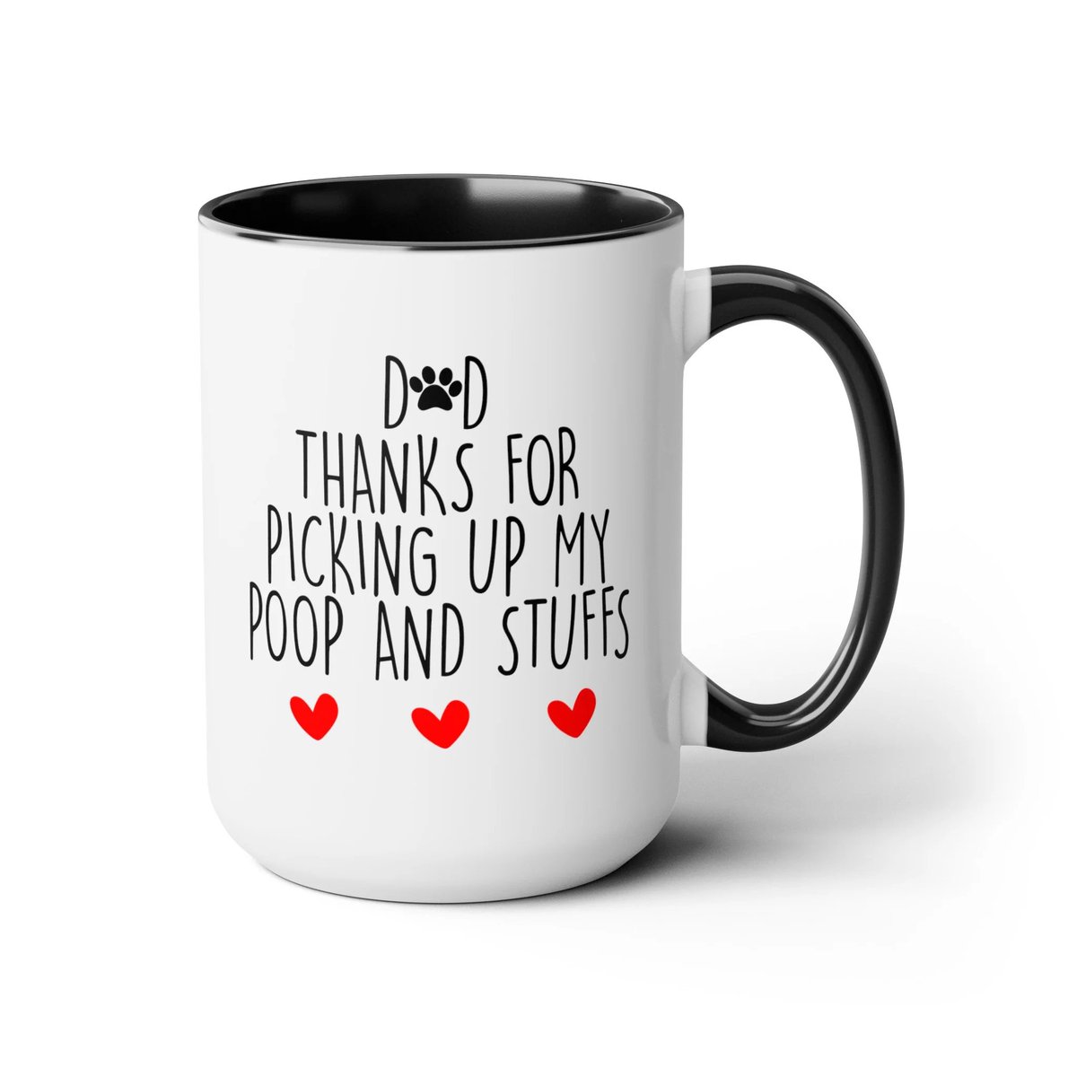 TheGlassyLass's tweet image. This may not be the perfect gift for the doggie daddy in your life, but maybe it is. -Jan (aka TheGlassyLass) Custom Printed Coffee Mugs #poop #dogs #DogsWatchingTv #CoffeeTime #AnimalLovers #PetsBringUsTogether