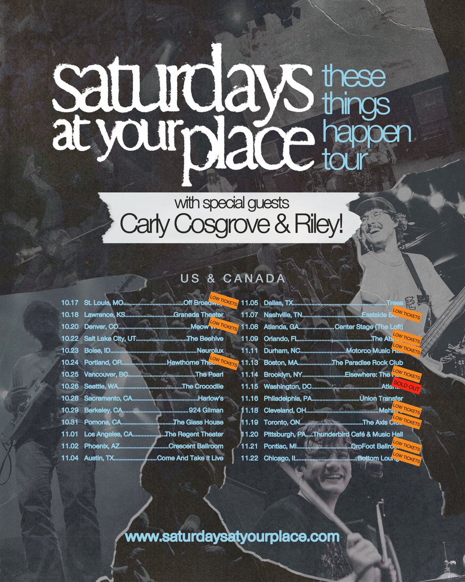 saypband's tweet image. When else will you get to watch three 
3-piece bands in one night?