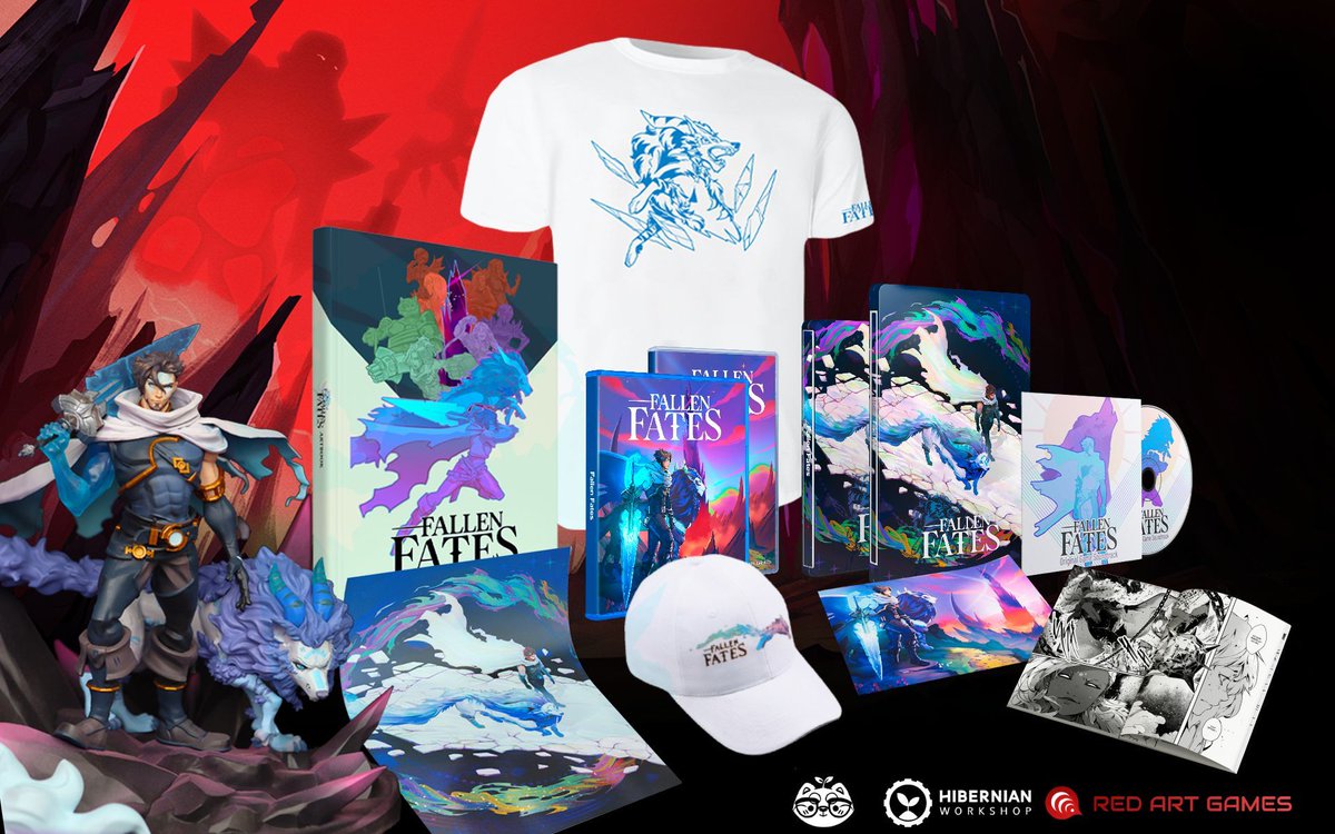 H-24 before the launch!

Campaign will open with 48h early birds on digital and physical tiers!
Artbook, OST, Steelcase, Physical Editions... we partnered with <a href="/RedArtGames/">Red Art Games</a> to create cool Fallen Fates goodies ✨
You can still follow to not miss the launch: tinyurl.com/FallenFates