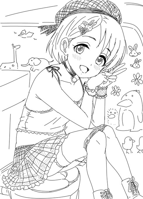 ロケ番組で通っていた幼稚園を訪れる千枝ちゃんのオフショット 