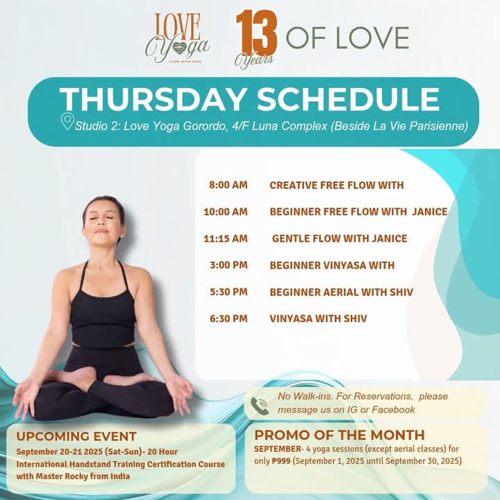 janicenitnit's tweet image. Hi @everyone👋😊! 🌷🌻 Join me tomorrow THURSDAY 10AM Beginners Flow, 11.15AM Gentle Flow classes 💮 at Love YOGA WORLD   🧘‍♀️🧘🧘‍♂️ Visit, like, follow the page. Register, click the link. 👇Love and gratitude. ❤️🌻 Namaste. 🙏🍃   #beginnersflow #gentleflow
instagram.com/p/DOsf6BYj5Be/…