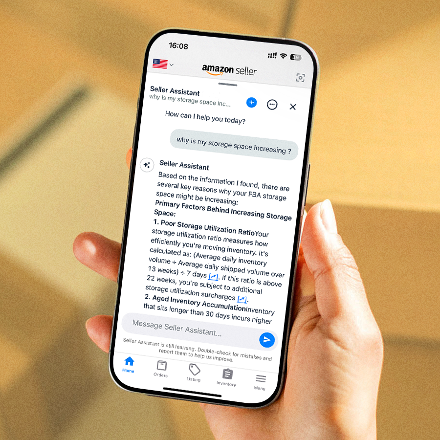 Amazon sellers are building innovative products and growing successful brands, and we want to help them scale even faster.

Really excited about how our new agentic AI capabilities can help make this possible, working around the clock to analyze sellers’ businesses and taking