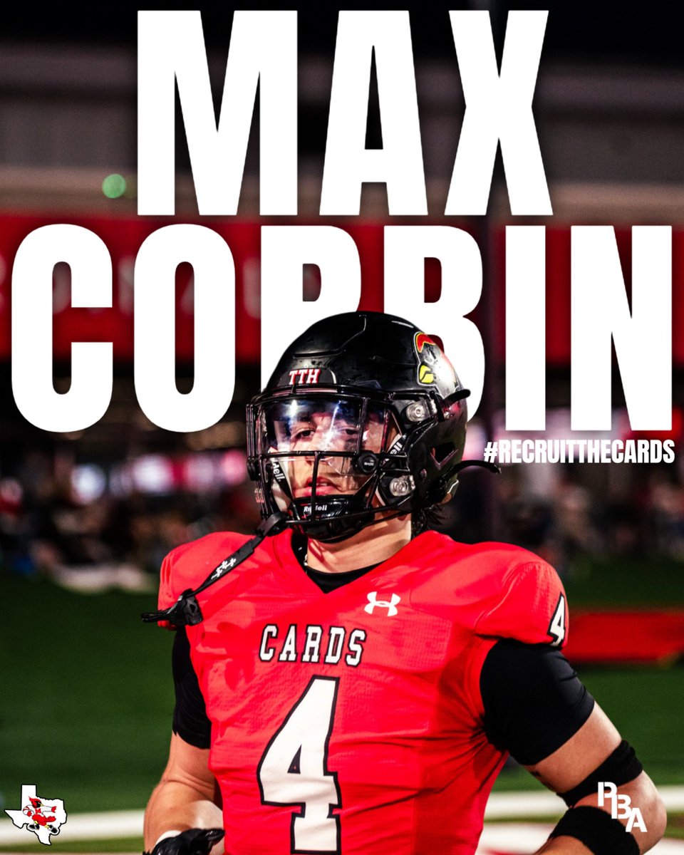 2026 Melissa (TX) OLB
Max Corbin
6'2 210 lbs

Current Offers: Army, Fordham, Lafayette, Navy, Northeastern State, Sam Houston State, Texas State

1st 3 Games Highlight: hudl.com/video/3/193376…