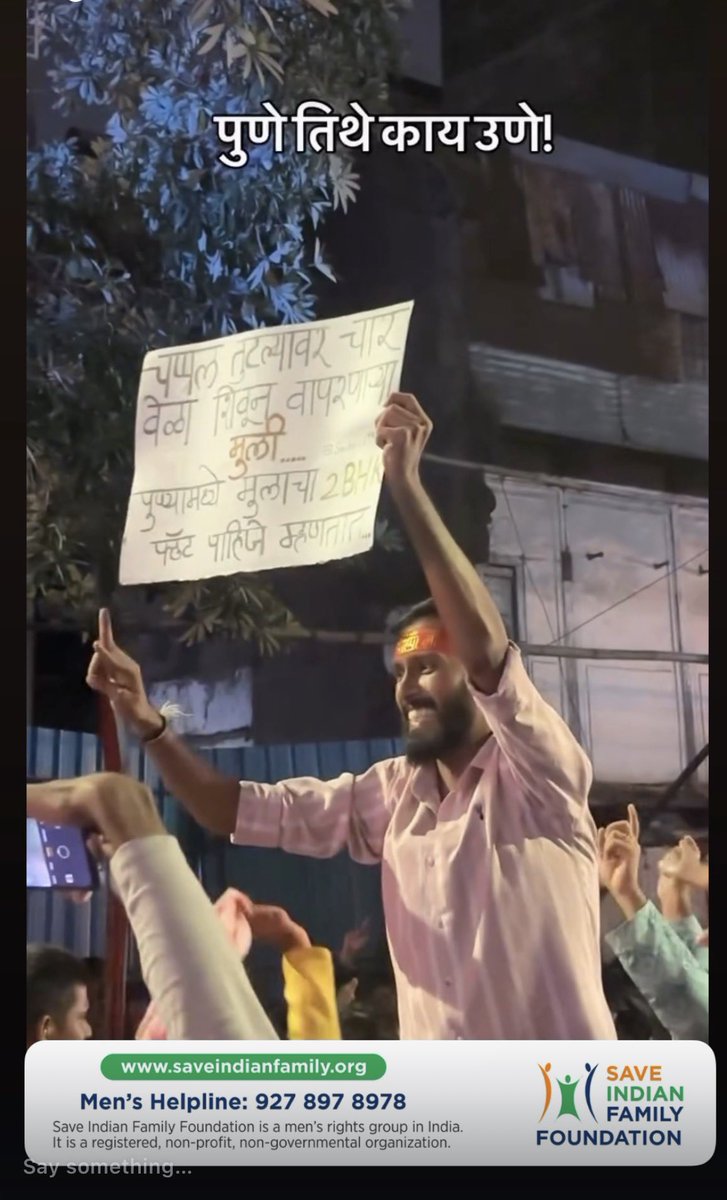 SamSiff's tweet photo. Jo ladkiya 4 bar silayi karke chappal chalati hain, wahi Pune me ladko se seedha 2BHK flat ki demand karti hain.

<The same girls who get their slippers stitched 4 times are the ones demanding a 2BHK flat from men in Pune.> https://t.co/kvl2yW9peZ