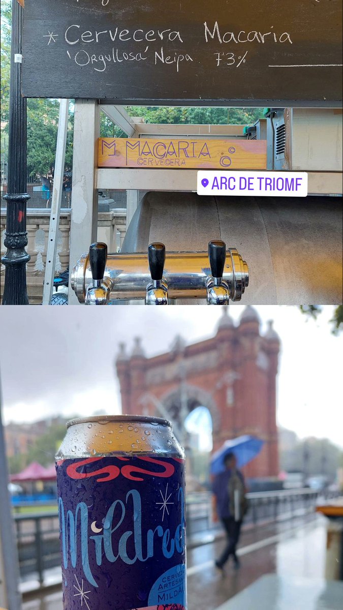 Participar en el día de la Independencia Catalana con mi nueva cerveza fue una pasada 🤩🍻