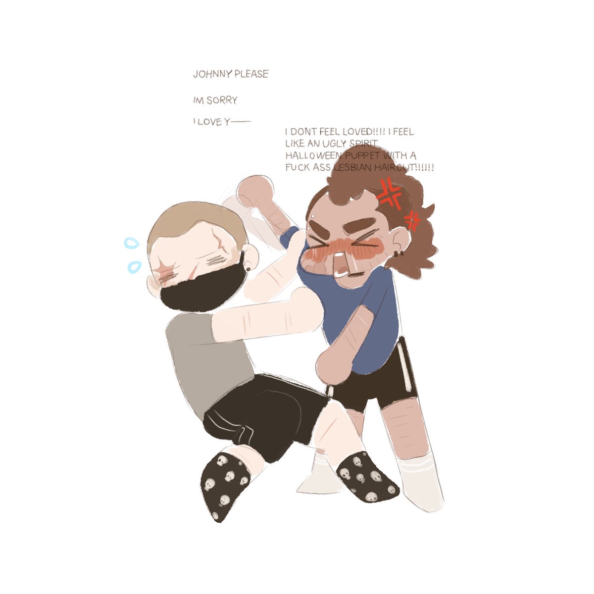 silleesunnee's tweet image. @mercuryscared have some old #ghoap art my beloved mootie i swear ill return to them some day #CoDfanart #ghostsoap