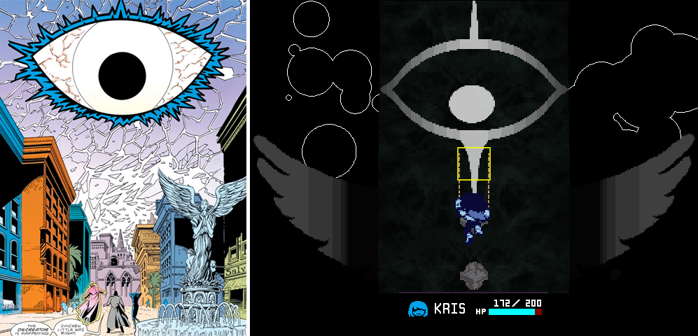 Codiekitty's tweet image. We're celebrating #Deltarune Chapter 2's fourth anniversary with my coverage of Chapters 3 and 4 and the works of Grant Morrison.

codiekitty.com/File/AnimalMan…

#Jevil #SpamtonNEO #RoaringKnight #HammerOfJustice