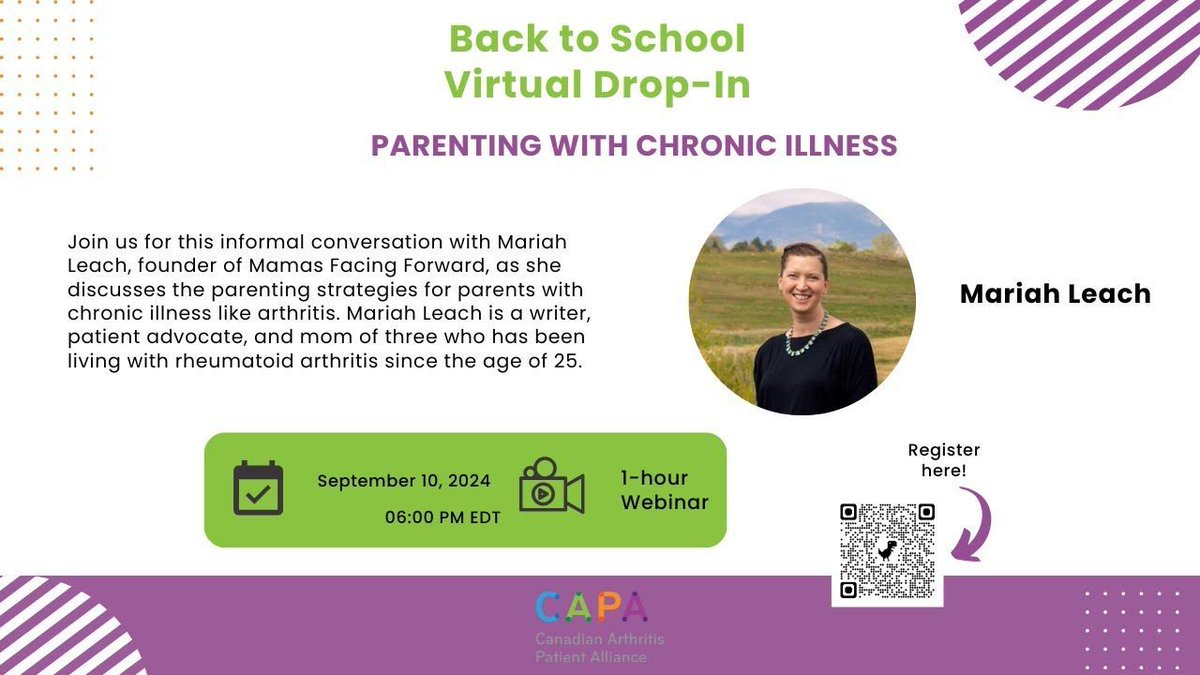 Parenting is tough—add a chronic illness, and it’s a whole new challenge. 💜 Mariah Z. Leach shared tips for navigating the school year with confidence.

👉 Watch here: youtube.com/watch?v=NDspWE…