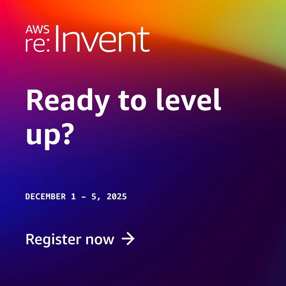 AWS_Nonprofits's tweet image. The time has come for you to level up your cloud skills at AWS re:Invent! 🙌 

Access 2,000+ sessions, hands-on labs &amp;amp; networking to transform your organization &amp;amp; shape the future of cloud.

Access the attendee guide &amp;amp; register today!
🔗 👉 go.aws/46hNjb7