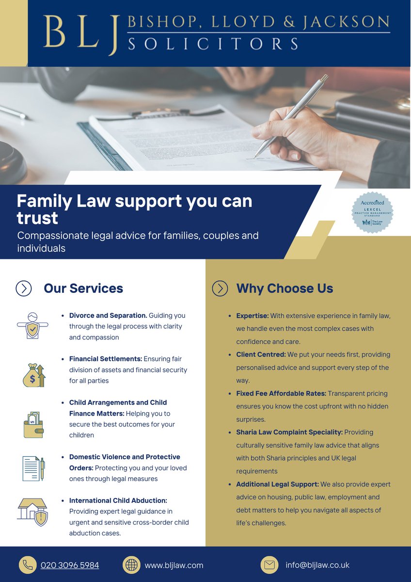 Bishop, Lloyd & Jackson Solicitors Limited tweet media