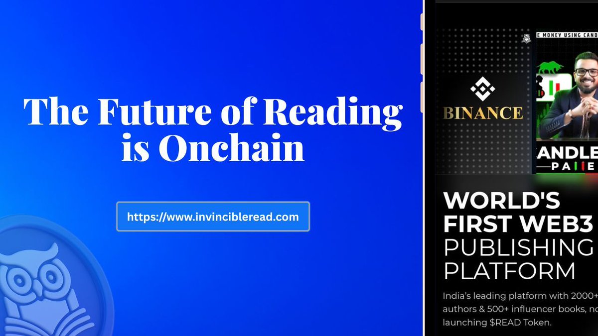 Invincible_read's tweet image. The Future of Reading is Onchain

Web2: Readers were consumers.
Web3: Readers are contributors.

Reading has always evolved - from paper to screens, and now from screens to chains.
But this shift is bigger than format. It’s about ownership, rewards, and community.

With…