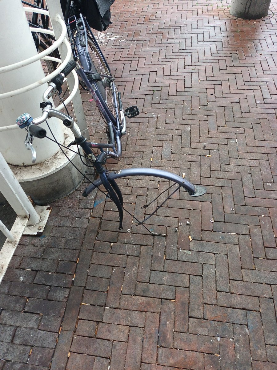 netherlands is so cooked people are just stealing the bike tires bruh
