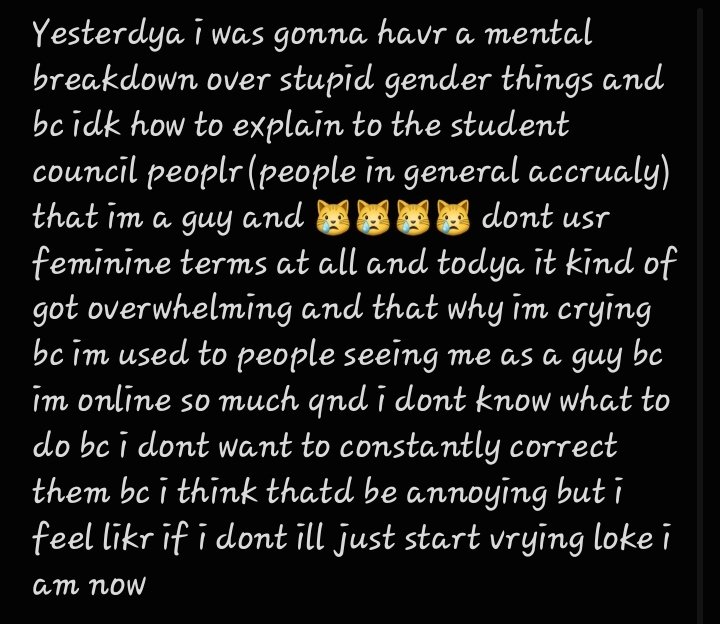 SMASHEDFANGS's tweet image. I have been crying at school and this is why uhhmm explanation that i gave my friend usghsnsm i feel so #invalid at school but i cant get the balls to correct people bro
