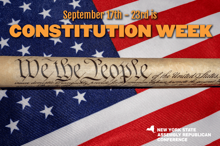SmullenNewYork's tweet photo. This week celebrates the creation of the U.S. Constitution—let’s reflect on the rights and liberties we have as Americans. #constitutionweek 🇺🇸 https://t.co/DX48lJUgp1