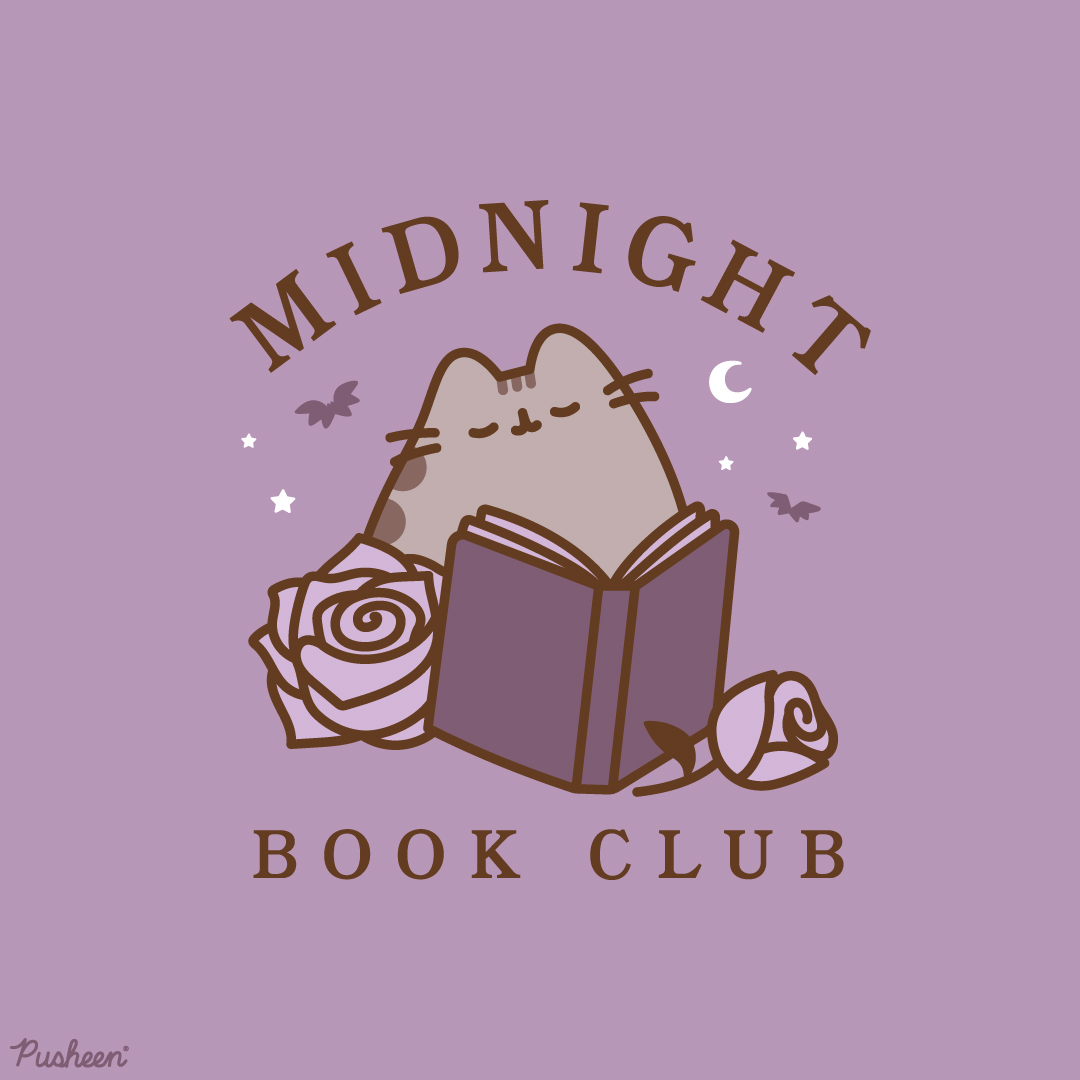 Pusheen's tweet image. 📖🦇🌹