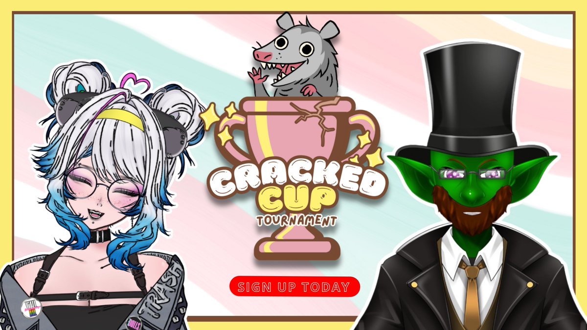 thePossumSauce's tweet image. Our first CRACKED CUP TOURNAMENT is coming SEPTEMBER 21st @ 11am features MAGE ARENA! With prizes for the winning team!!
This tournament is open to all content creators, so don't be afraid to hop on in and assert your dominance! To see who is the best of the best!
Who is my…